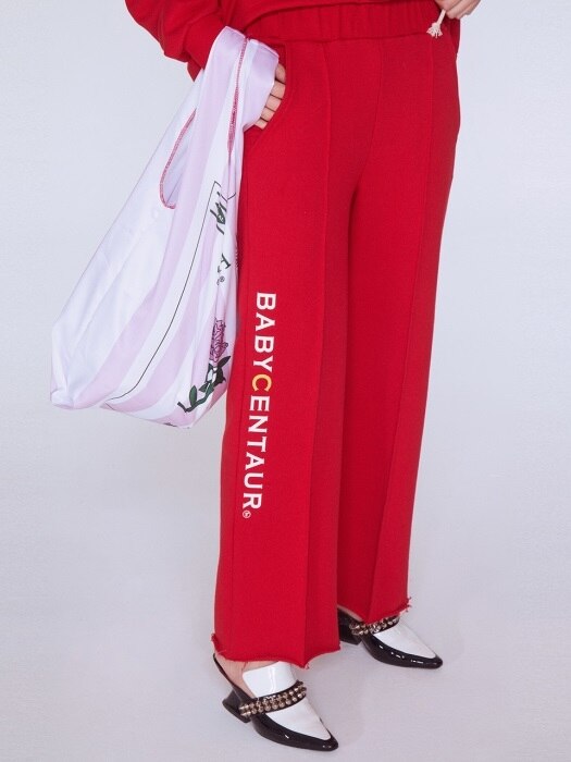 Baby Logo Sweat Pants [RED]