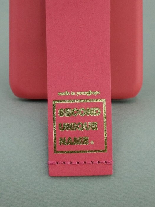 SUN CASE LEATHER CORAL PINK