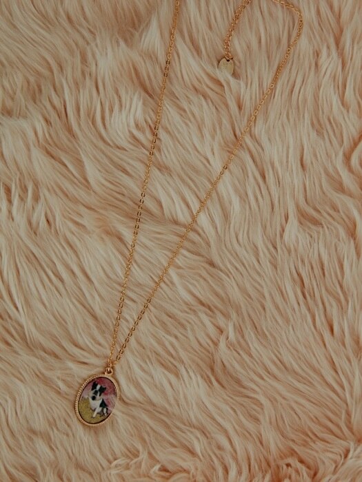 Burger Gold Chain Necklace