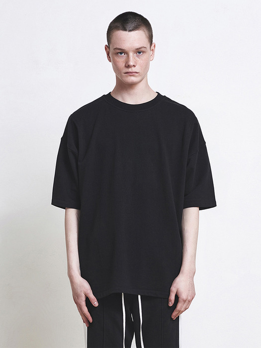 Oversized Basic T-Shirt - Black