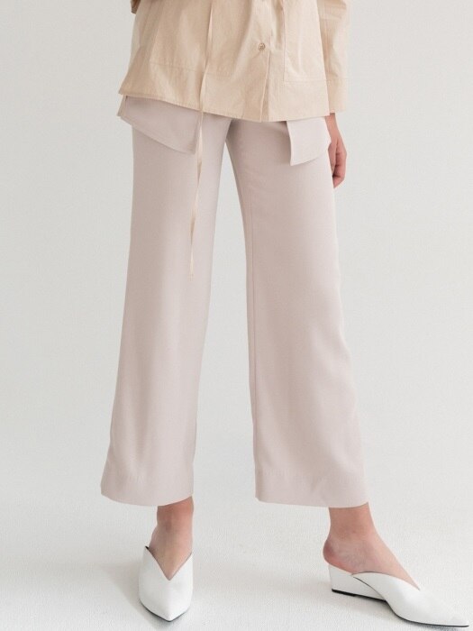 Out pocket lined trouser