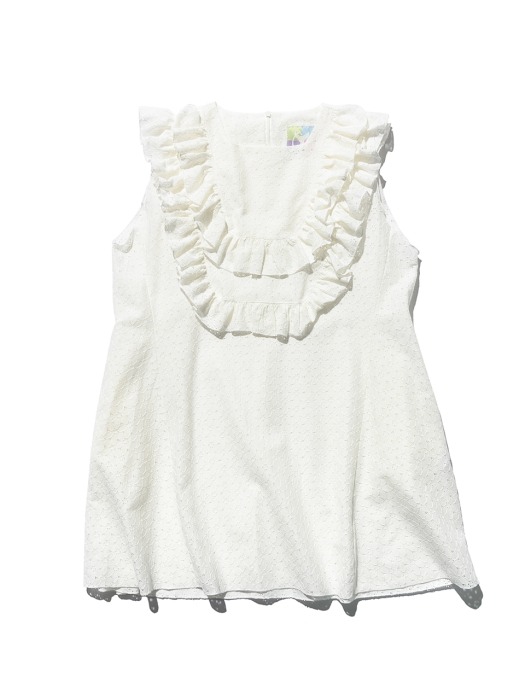 19 LACE FRILL OPS [IVORY]