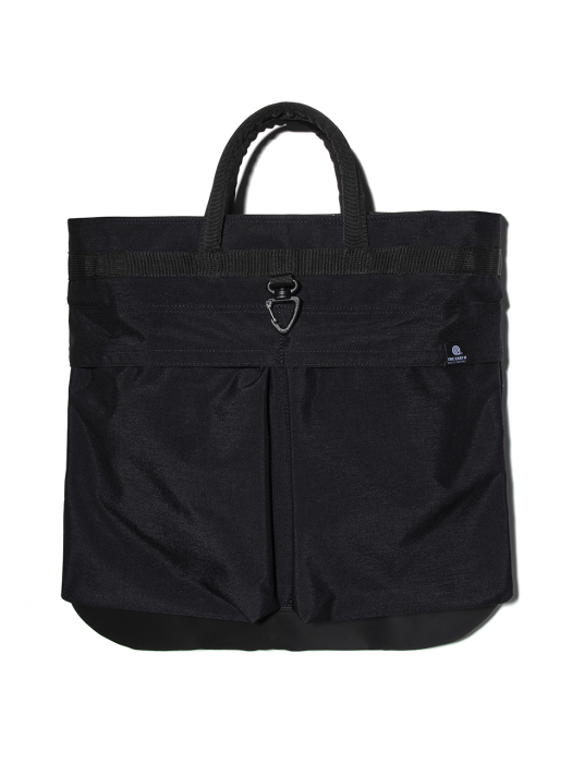 WASHED CORDURA HELMET BAG - BLACK