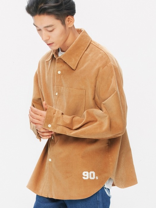 8`s Corduroy 1990 Shirts-Jacket (brown)