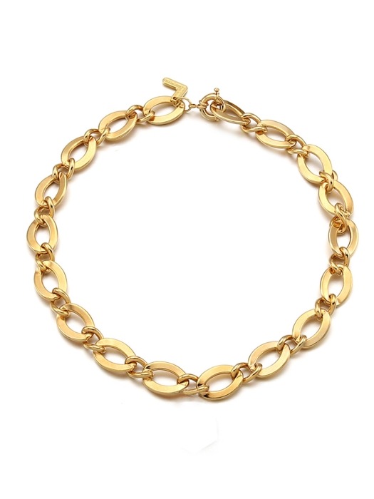 Chunky Chain Necklace_Gold