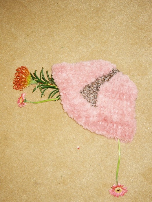 triangle hat pink