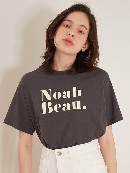 CHARCOAL NOAH BEAU TSHIRT (챠콜 노아보 티셔츠)
