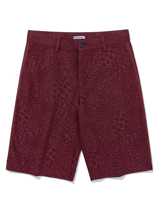 LEOPARD SHORTS JH [RED]