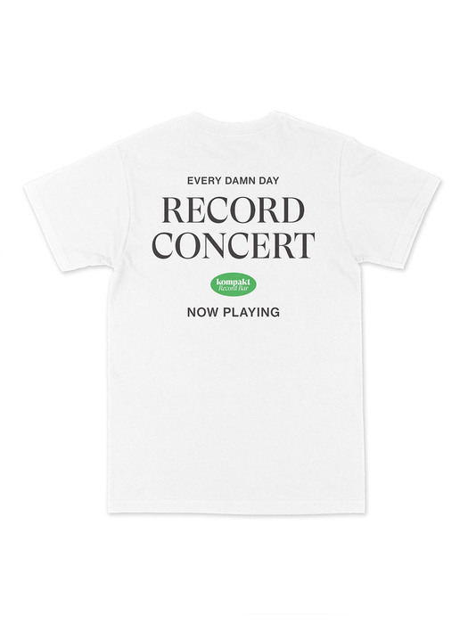RECORD CONCERT T-Shirt_WHITE