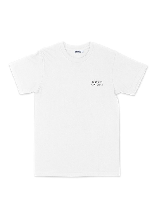 RECORD CONCERT T-Shirt_WHITE