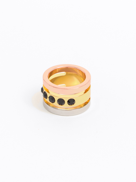 Three-color wide ring_B206AIR002GO