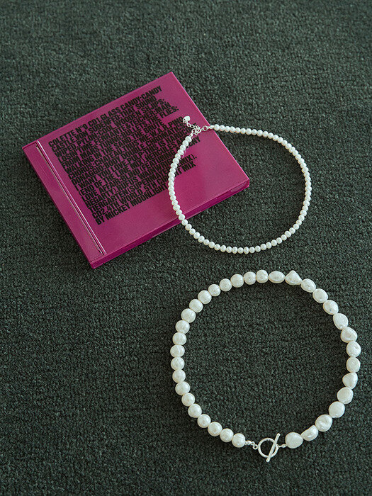 Mini Round Pearl Necklace
