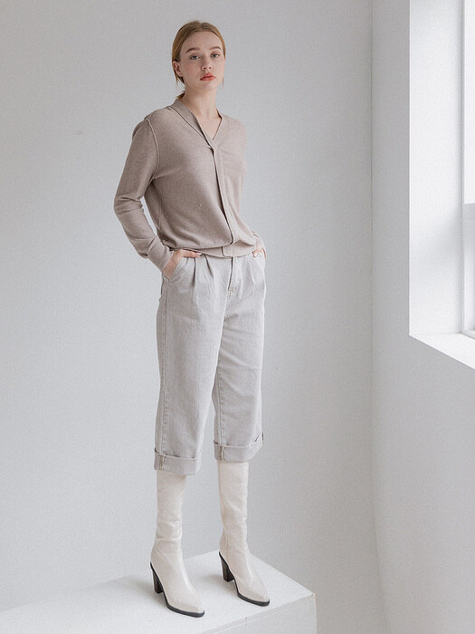 Draping Soft knit - Beige