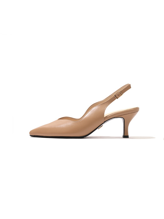  Wavely slingback / peach beige