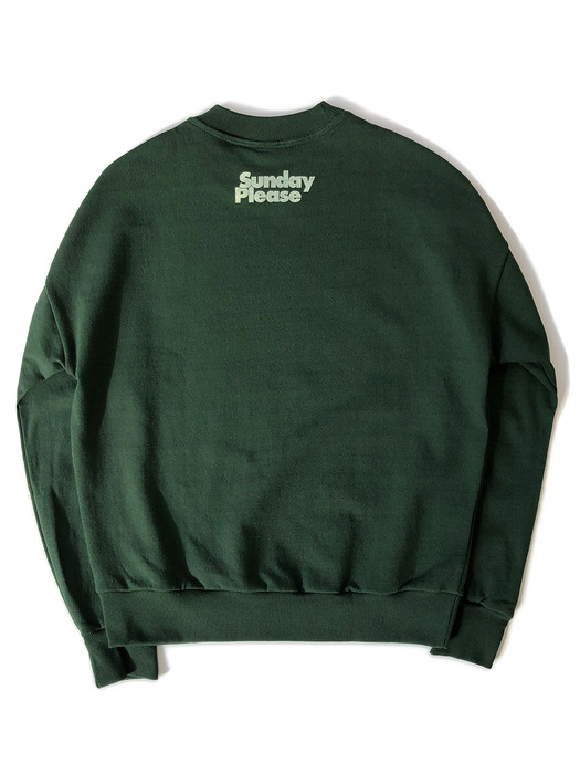 BIG SUNDAY CREWNECK (D.GREEN)