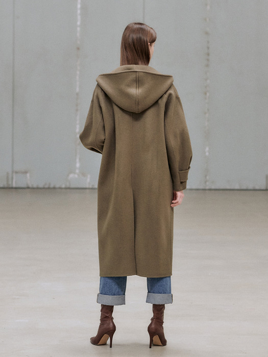 20WN hoody long coat [KA]