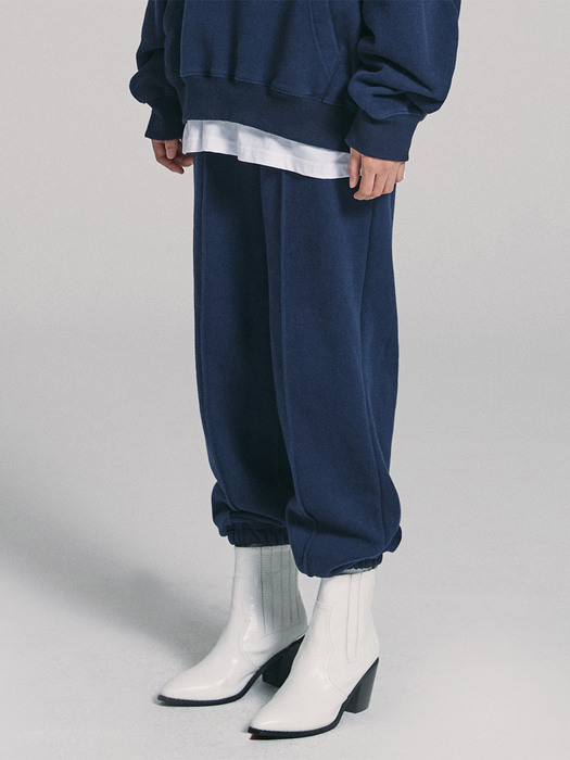 JOGGER SWEAT PANTS navy (기모)