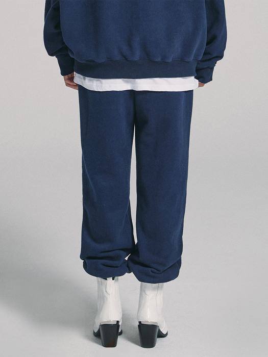 JOGGER SWEAT PANTS navy (기모)