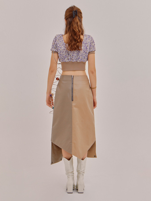 CROSSOVER CUTTING SKIRT