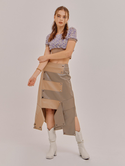 CROSSOVER CUTTING SKIRT