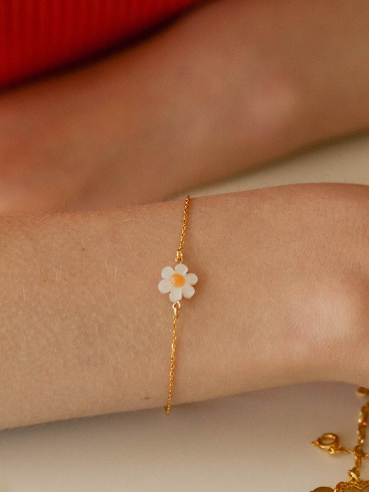 one daisy point bracelet(2 colors)