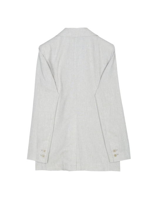 2 Button Linen single Jacket (2color)
