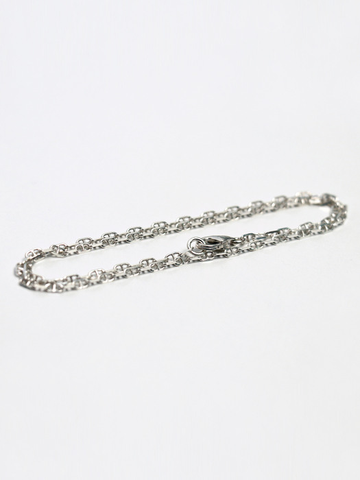 silver 2line bracelet