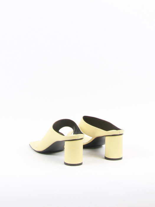 Diana Sandals Leather Lemon Yellow