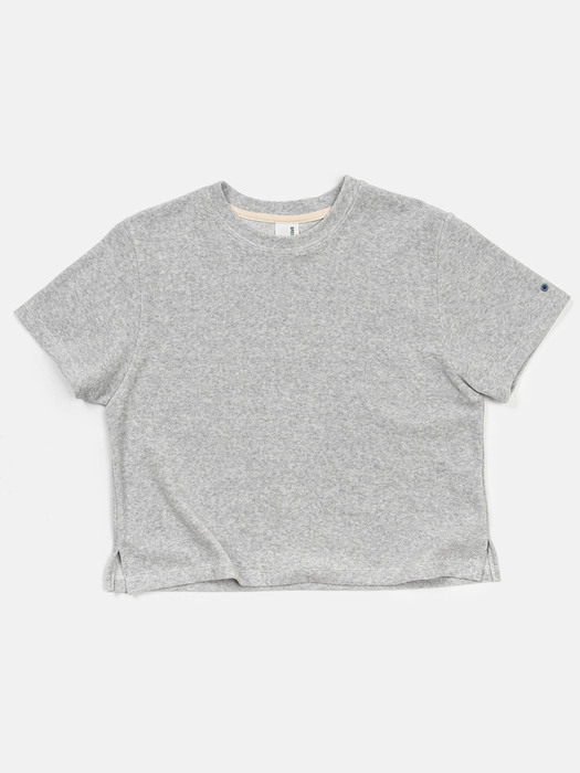 Terry T shirts-grey melange