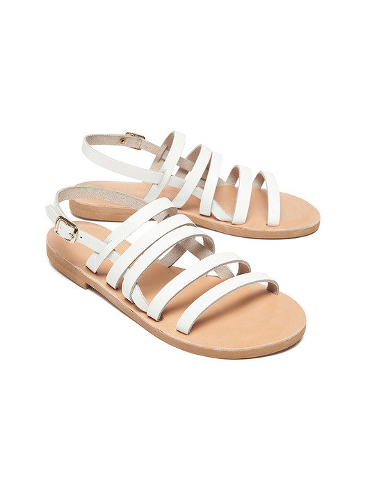 Multi Strap Sandal (white)