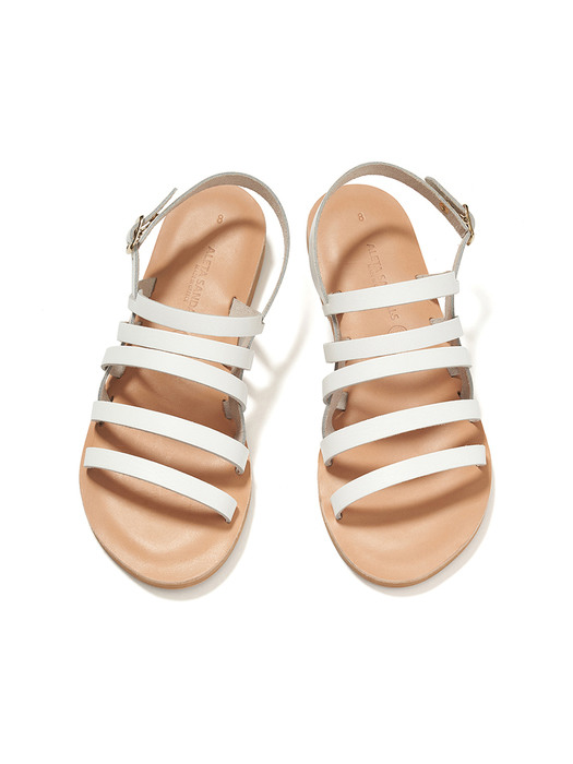 Multi Strap Sandal (white)