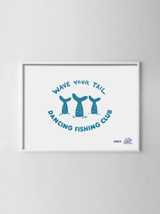 DANCING FISHING CLUB 인테리어 포스터