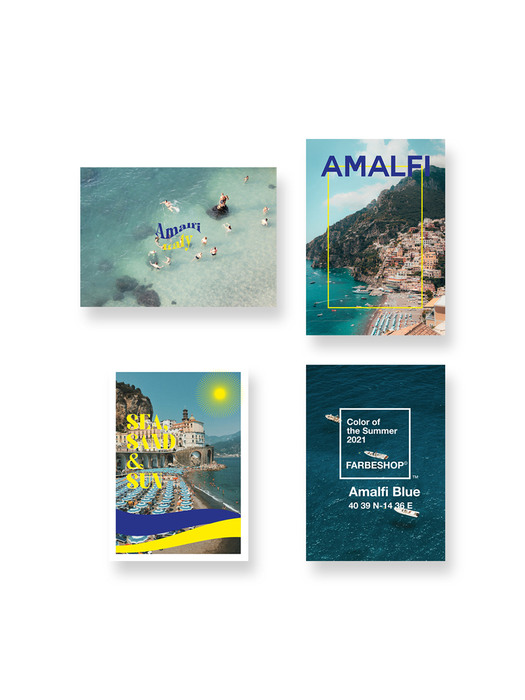 Amalfi Mini Poster (4 Types)