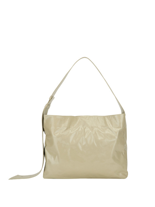 Large Belted Cross Bag (Cream)