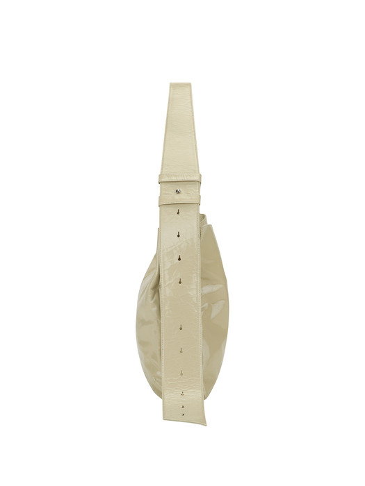 Large Belted Cross Bag (Cream)