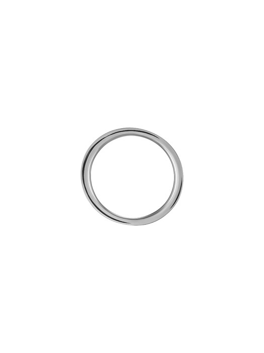 Clover Flat Ring (White Gold. 14kt)