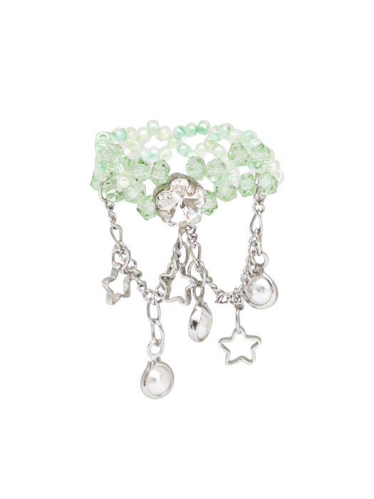 Milky Way Beads Ring (Mint)