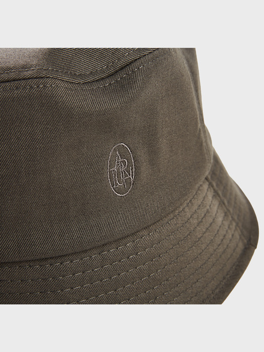 signature bucket hat_khaki brown 