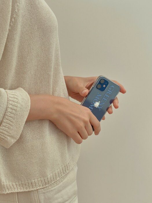 Greeny iPhone case (Sky blue)