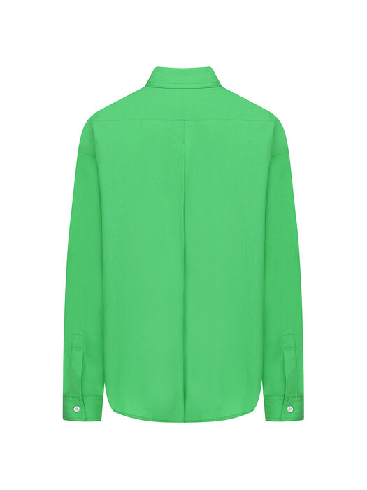 [단독]Color Cotton Shirt-Green