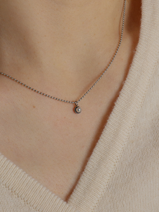 Classy Point Silver Necklace In199 [Silver]