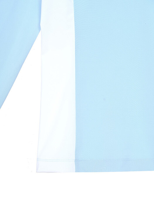 [바스키아 브루클린] 22SS 레터링 저지 티셔츠 여성 SKY BLUE