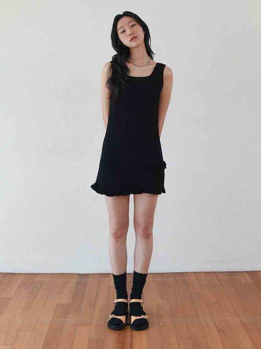 Baba mini dress (black)