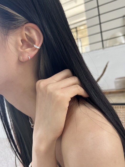 [925silver] Basic earcuff(2color)