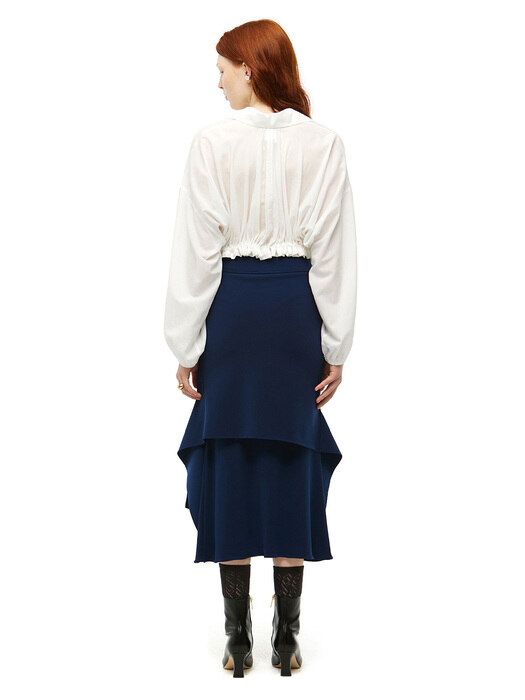 Asymmetric Skirt_Starry Blue