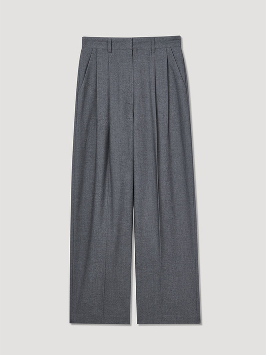 Tuck Trousers - Grey