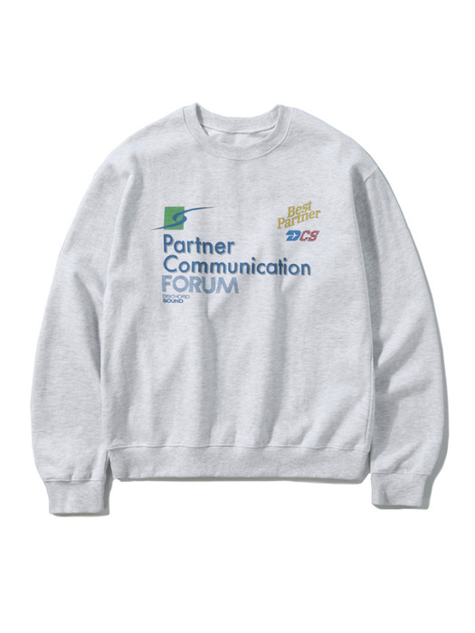 PARTNER SWEAT SHIRTS[MELANGE]