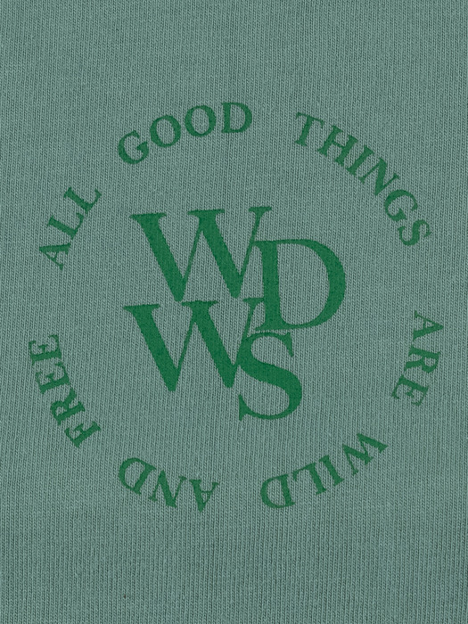 WDWS Big Logo T-SHIRT_Light Green