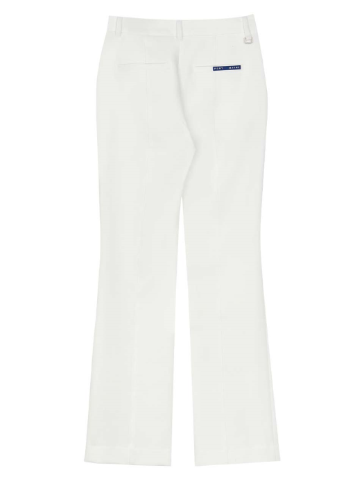 HIGHWAIST BOOTCUT PANTS - OFF WHITE