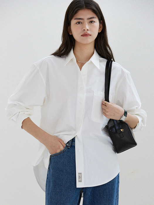 B Daily Pocket Shirt_Off White
